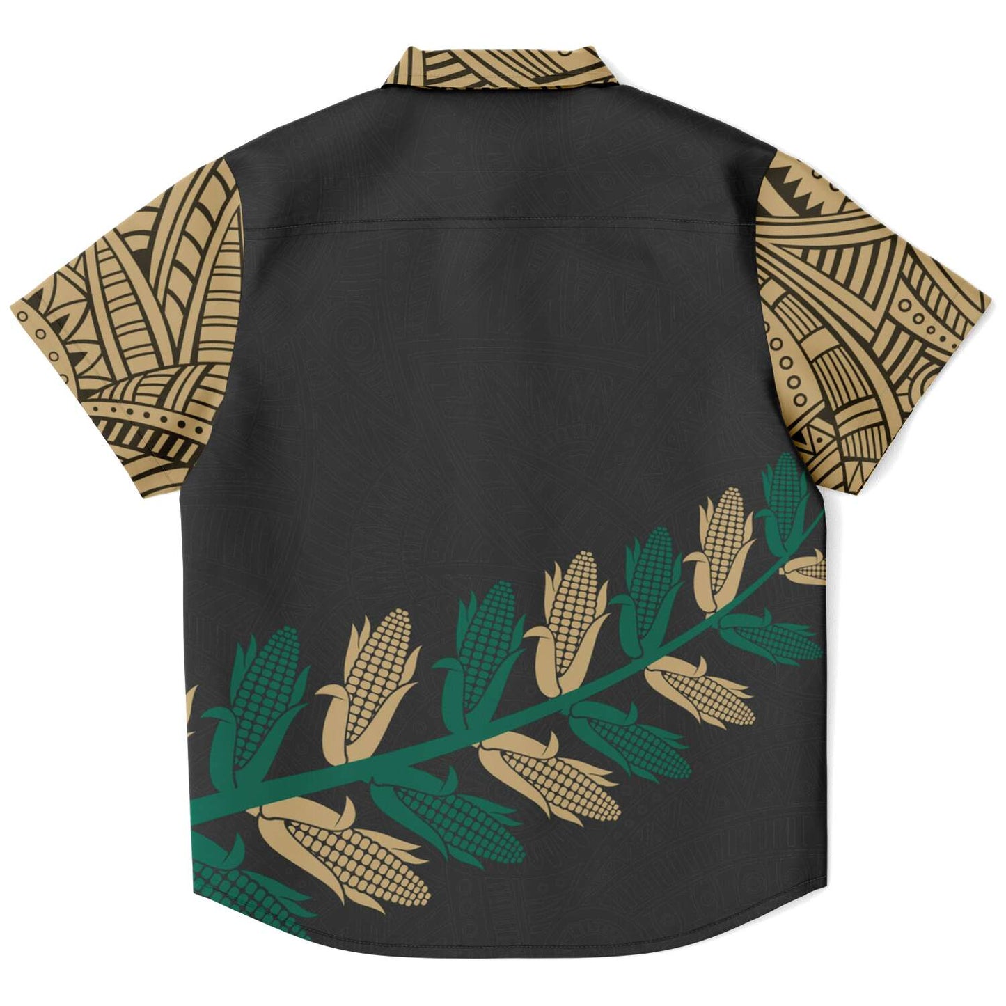 Kids/Youth Short Sleeve Button Down Shirt - AOP