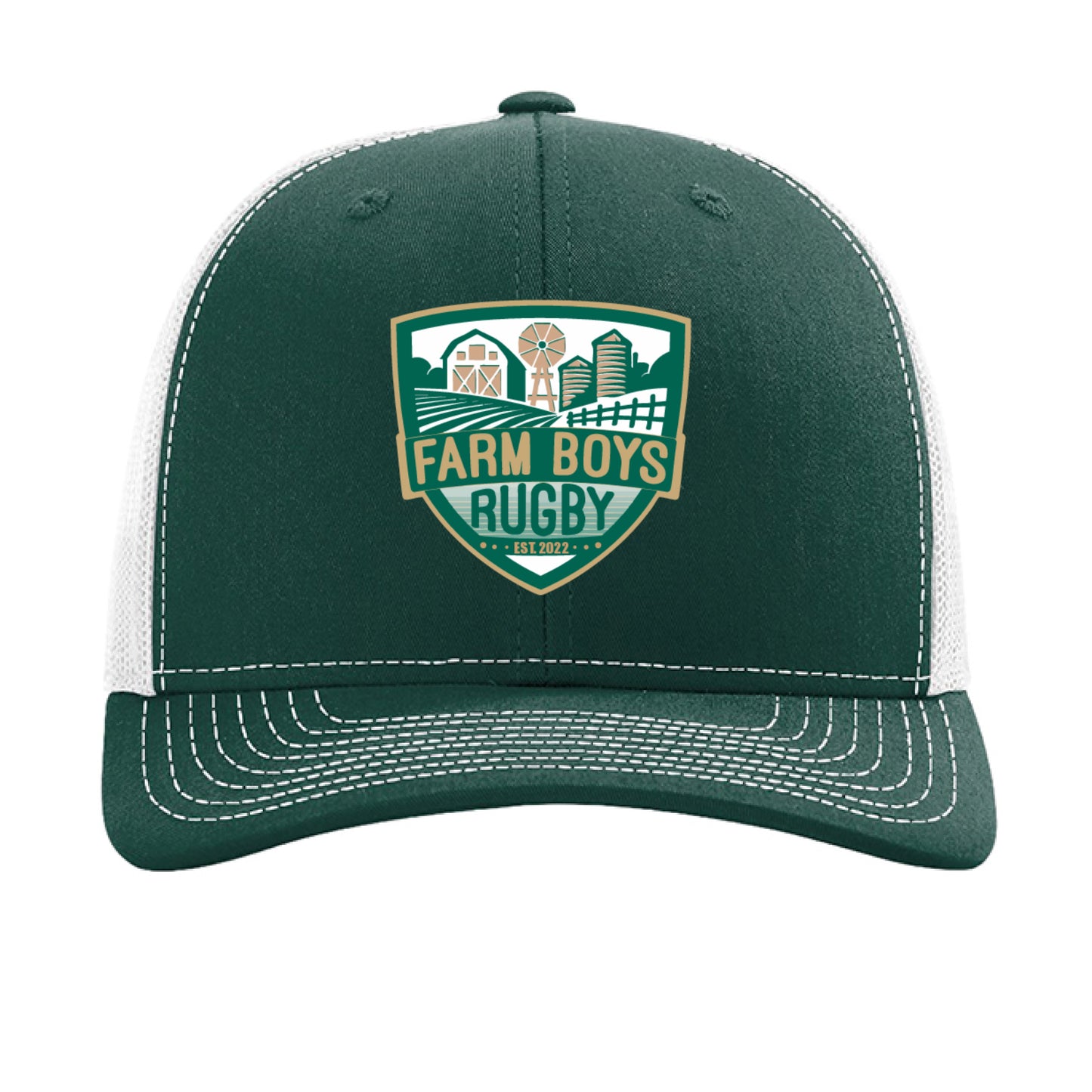Dark Green/ White - FRONT