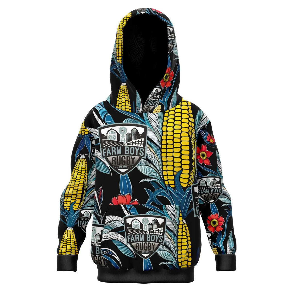 Corn Rugby Corn Hoodie – Farm Boys Rugby Club Team Store
