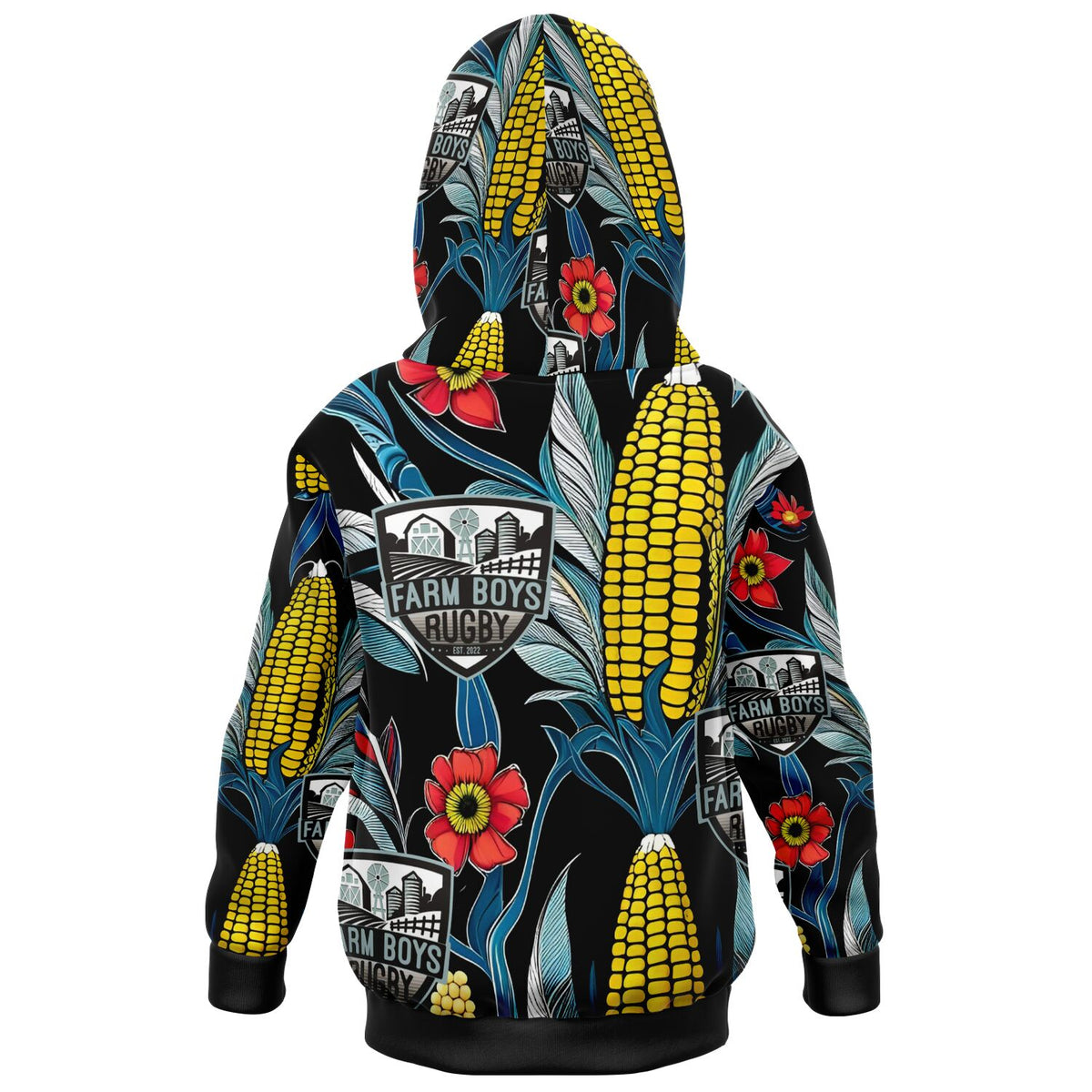 Corn Rugby Corn Hoodie – Farm Boys Rugby Club Team Store