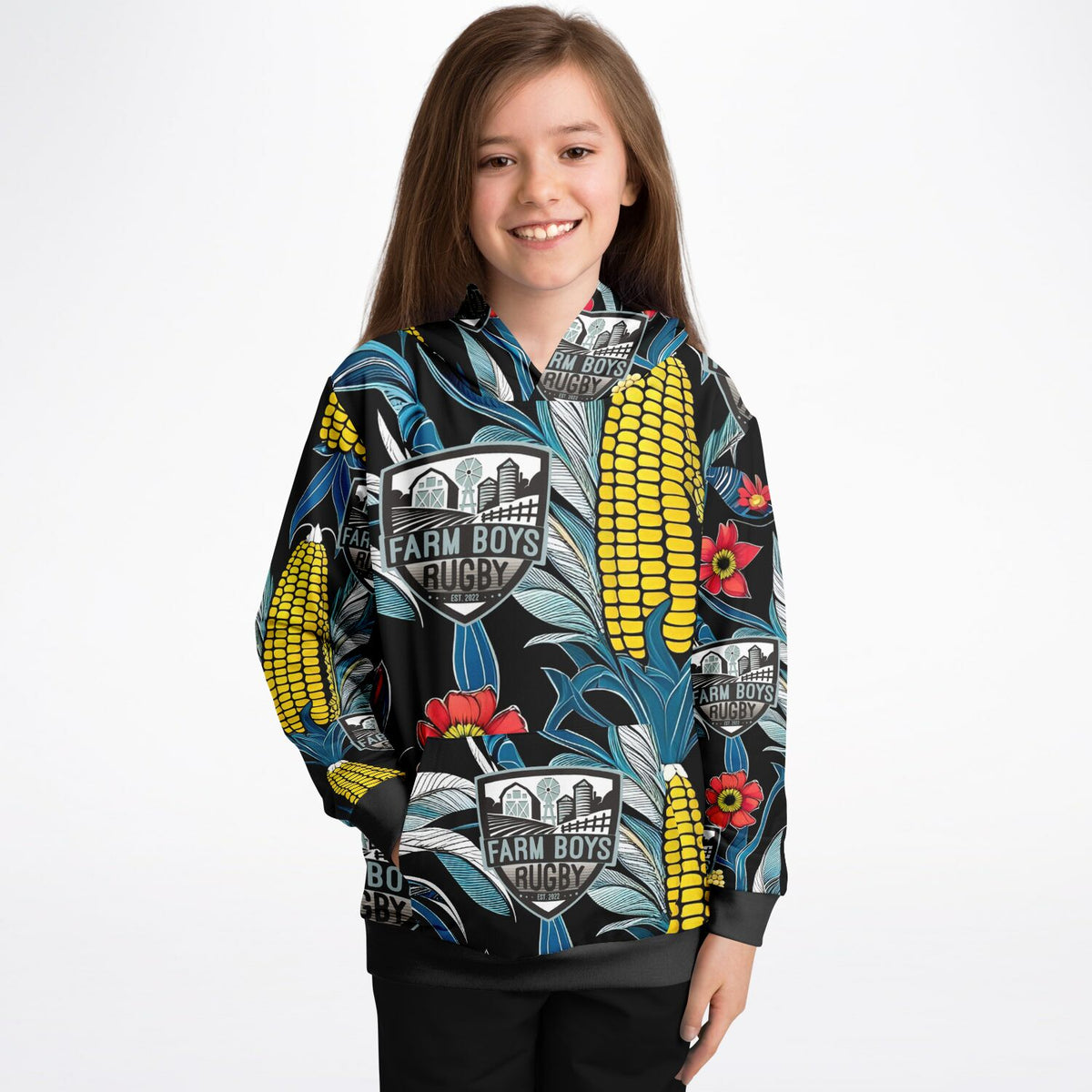 Corn Rugby Corn Hoodie – Farm Boys Rugby Club Team Store