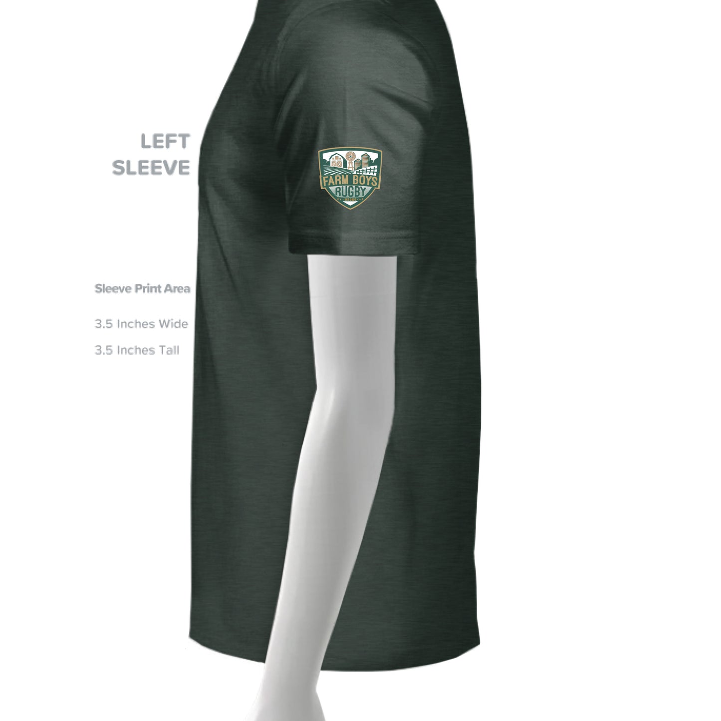 Heather Forest Green - SLEEVE_LEFT