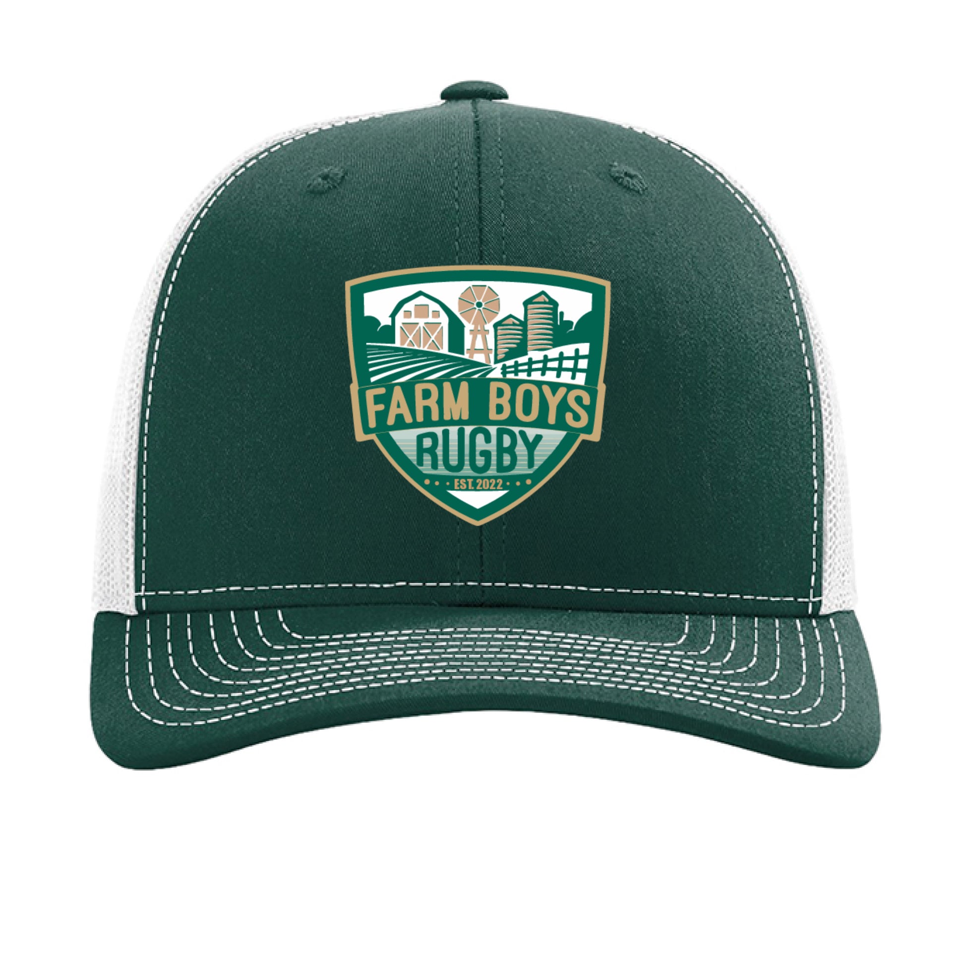 Dark Green/ White - FRONT